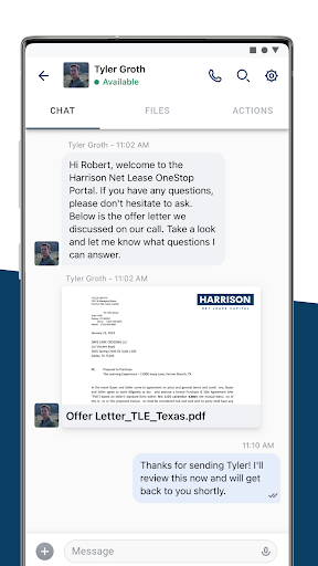 Harrison Net Lease Portal Screen 3