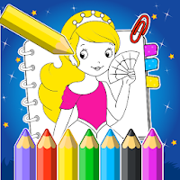 Princess coloring book pages