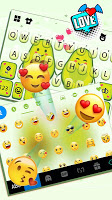 screenshot of Avocado Love Keyboard Theme