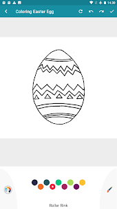 Раскраска пасхальных яиц