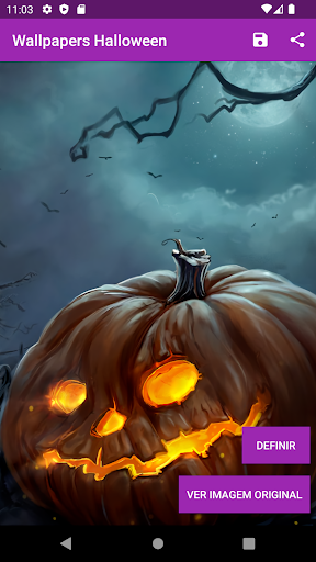 Android application Wallpapers Halloween screenshort