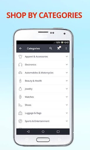 Android application DJ Buy Marketplace screenshort