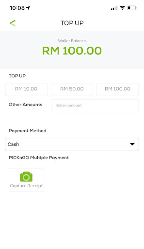 PICKnGO Driver Screen 2