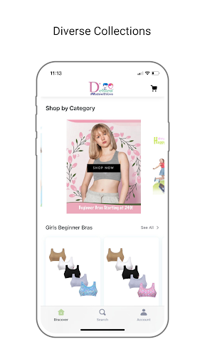 Android application DChica screenshort