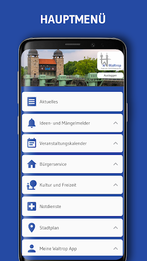 Android application Waltrop-App screenshort