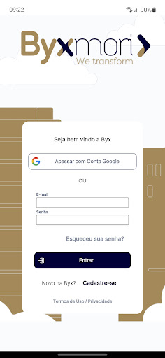 Android application Byx screenshort