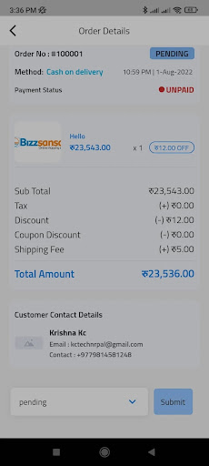 OnlinePokhara Seller Screen 2
