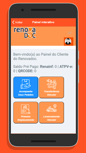 Android application RenovaDoc: IPVA, Multas, Licen screenshort
