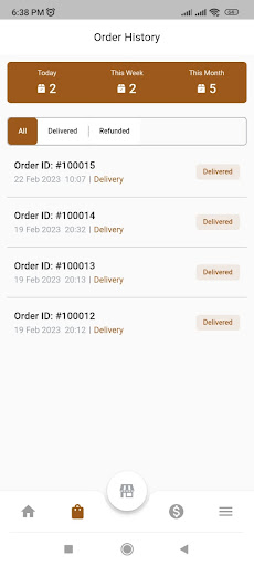 Brunchdin Merchant Screen 3
