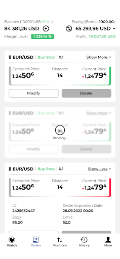eForex Screen 3