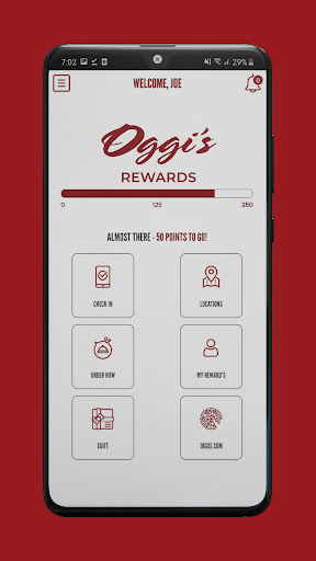Oggis Rewards Screen 3