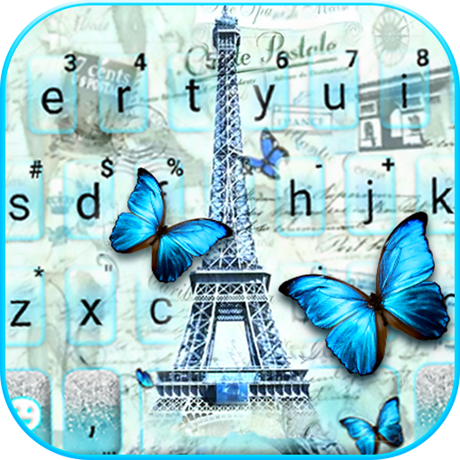 Paris Postcard Keyboard Theme logo