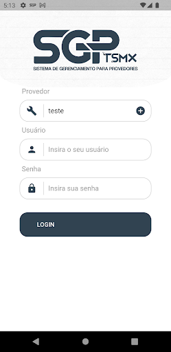 Vista previa de la aplicación