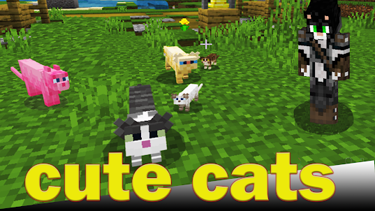 Pet cats for minecraft