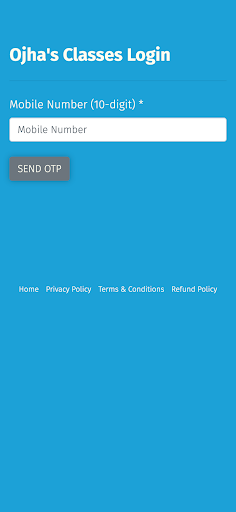 Android application OJHA'S CLASSES screenshort