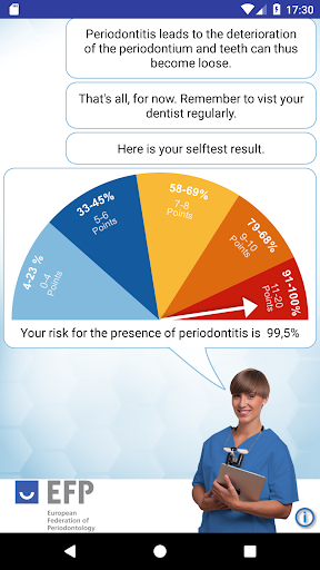 Android application Gum Health Selftest screenshort