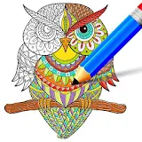 Doodle Coloring Mandala Book icon