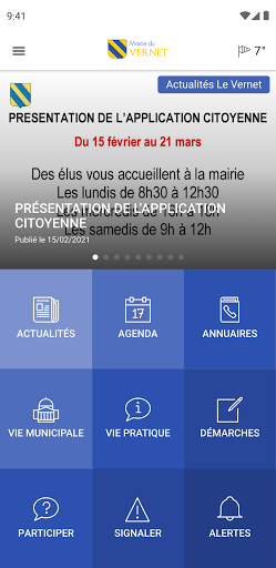 Android application Le Vernet screenshort
