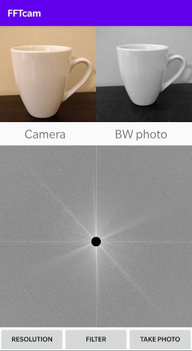Android application FFTcam screenshort
