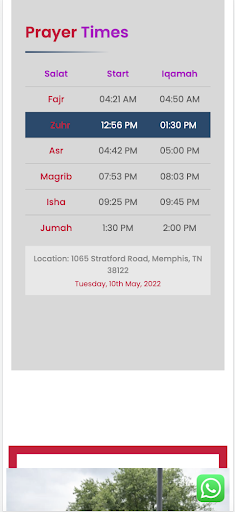 Muslim Society Of Memphis Screen 2