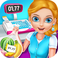 Supermarket Shopping Cashier - Fun Kids Girl Games