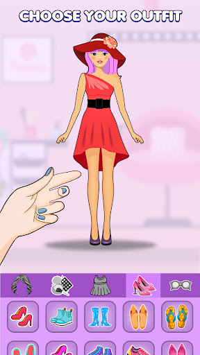 لعبة Magic Paper Doll DIY Dress Up apk مهكر1