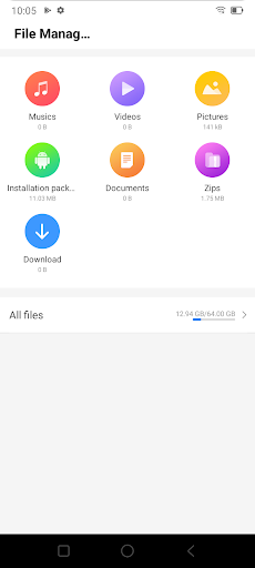 Android application Dobest FileManager screenshort