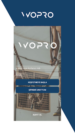 Android application WoPro screenshort