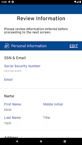 Screenshot of Citi Retail Point of Sale