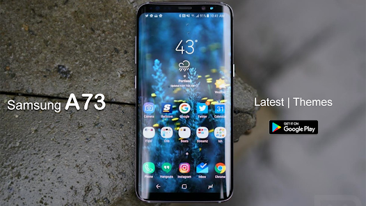 Captura de Pantalla 7 Samsung A73 Launcher Wallpaper android
