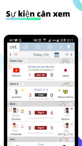 Android application Bet Score-Tỷ số Bóng đá Live screenshort