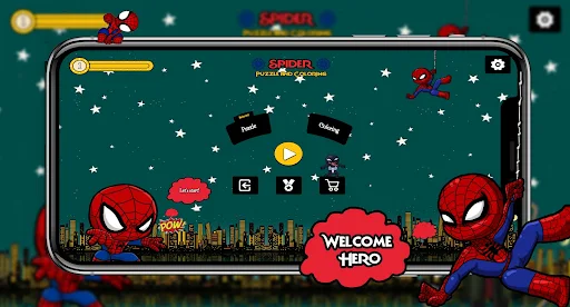 Spider Hero Puzzle