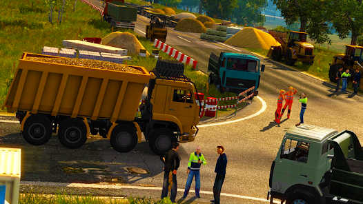 3D Euro Truck Traffic Simulato screenshots apk mod 3