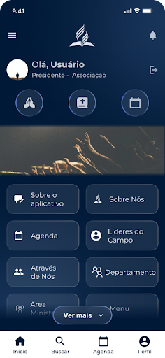 Android application Associação Paulistana screenshort