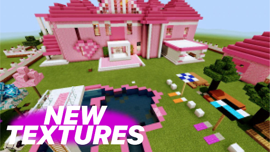 Pink house for Minecraft