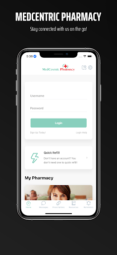 Android application MedCentric Pharmacy screenshort
