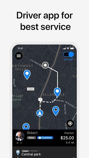 TA Driver Alpha™ Taxi Screenshot 1 - AppWisp.com