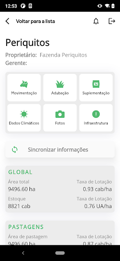 Gerente de Pasto Screen 2