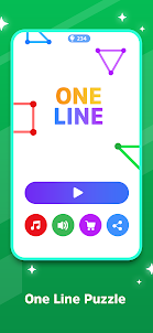 One Puzzle: 1 line connect dot