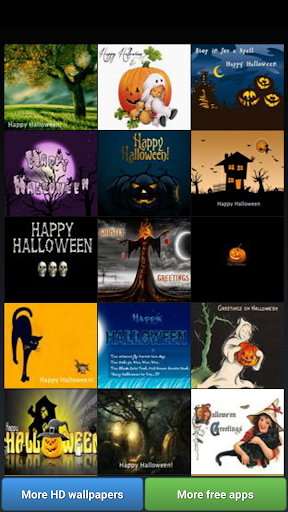 Android application Halloween Greetings screenshort