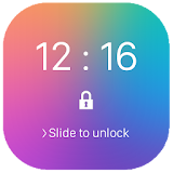 iPhone X Lockscreen, iOS 11 Lock screen icon