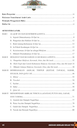 Akidah Akhlak MTs VIII 2020 Screen 2