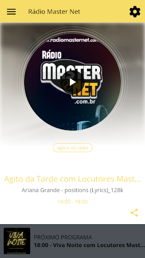 Android application RÁDIO MASTER NET screenshort
