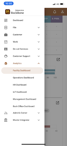 Uniservice Backbone Screen 2