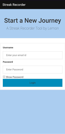 Streak Recorder Screen 3