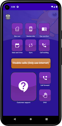 Android application Call setting update 2023 screenshort