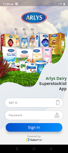 Android application Arlys Superstockist App screenshort