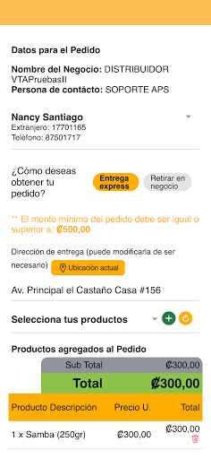 Mandaditos Comercio Screen 3