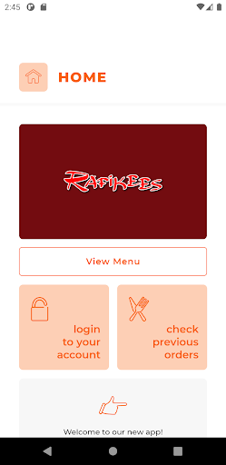 Android application Rafikees WF1 screenshort