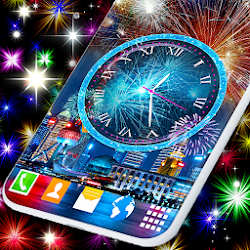 Download Fireworks Clock Live Wallpaper (406).apk for Android -  